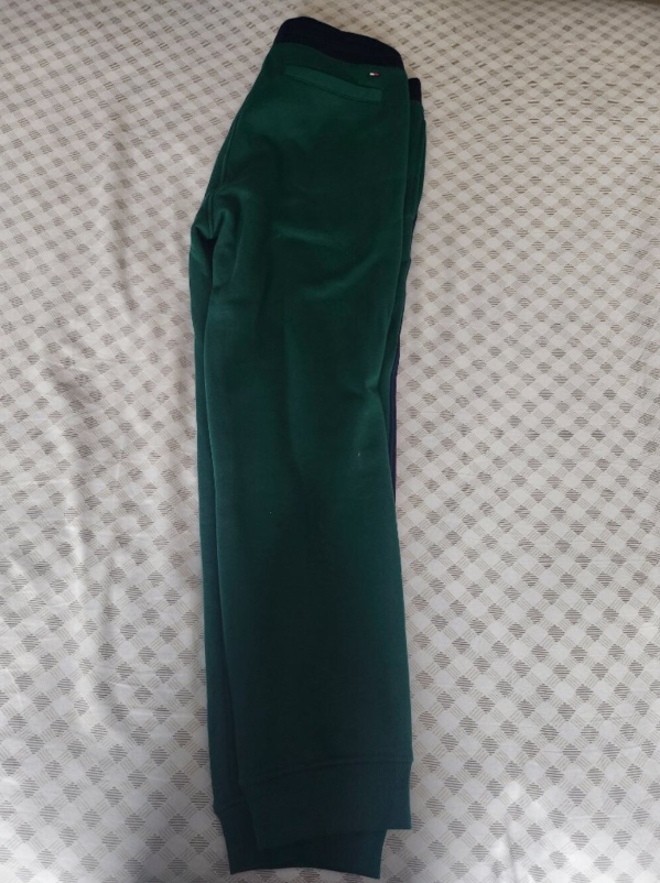 Tommy Hilfiger Green Joggers Men’s L/G NWT Logo Sweatpants - photo 3