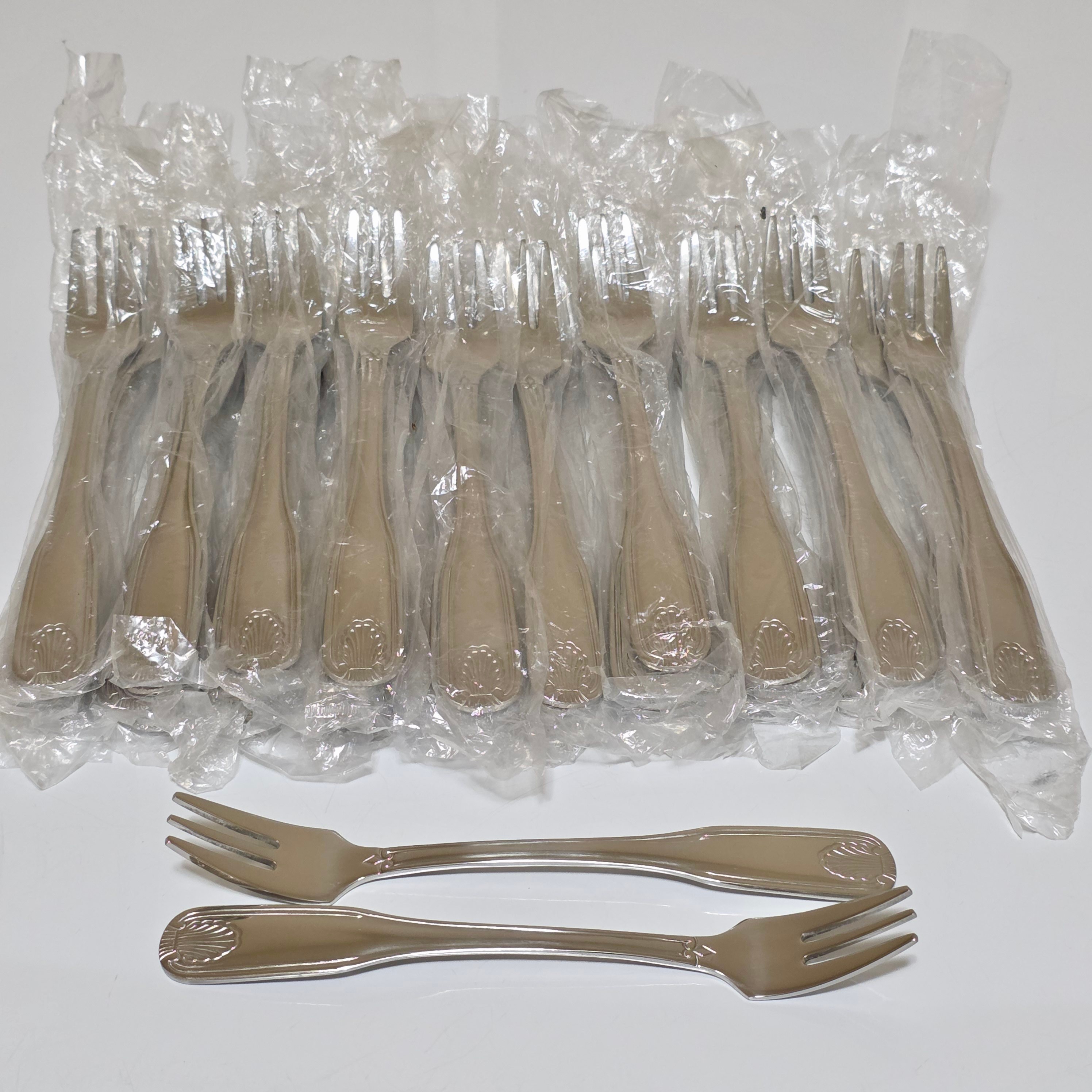New Johnson-Rose Dessert, Oyster, or Cocktail Forks Stainless St - photo 4