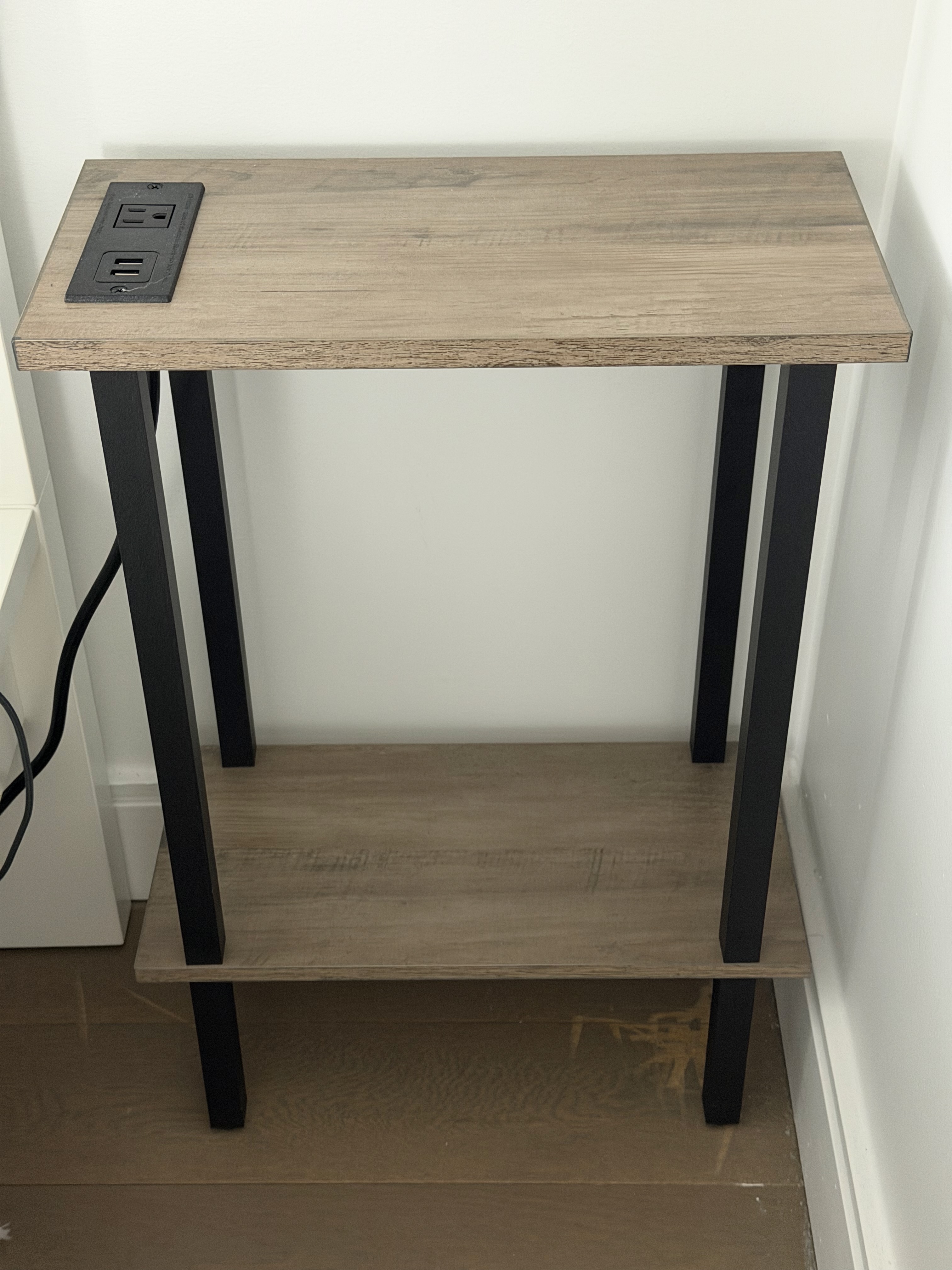 Nightstand with charging station