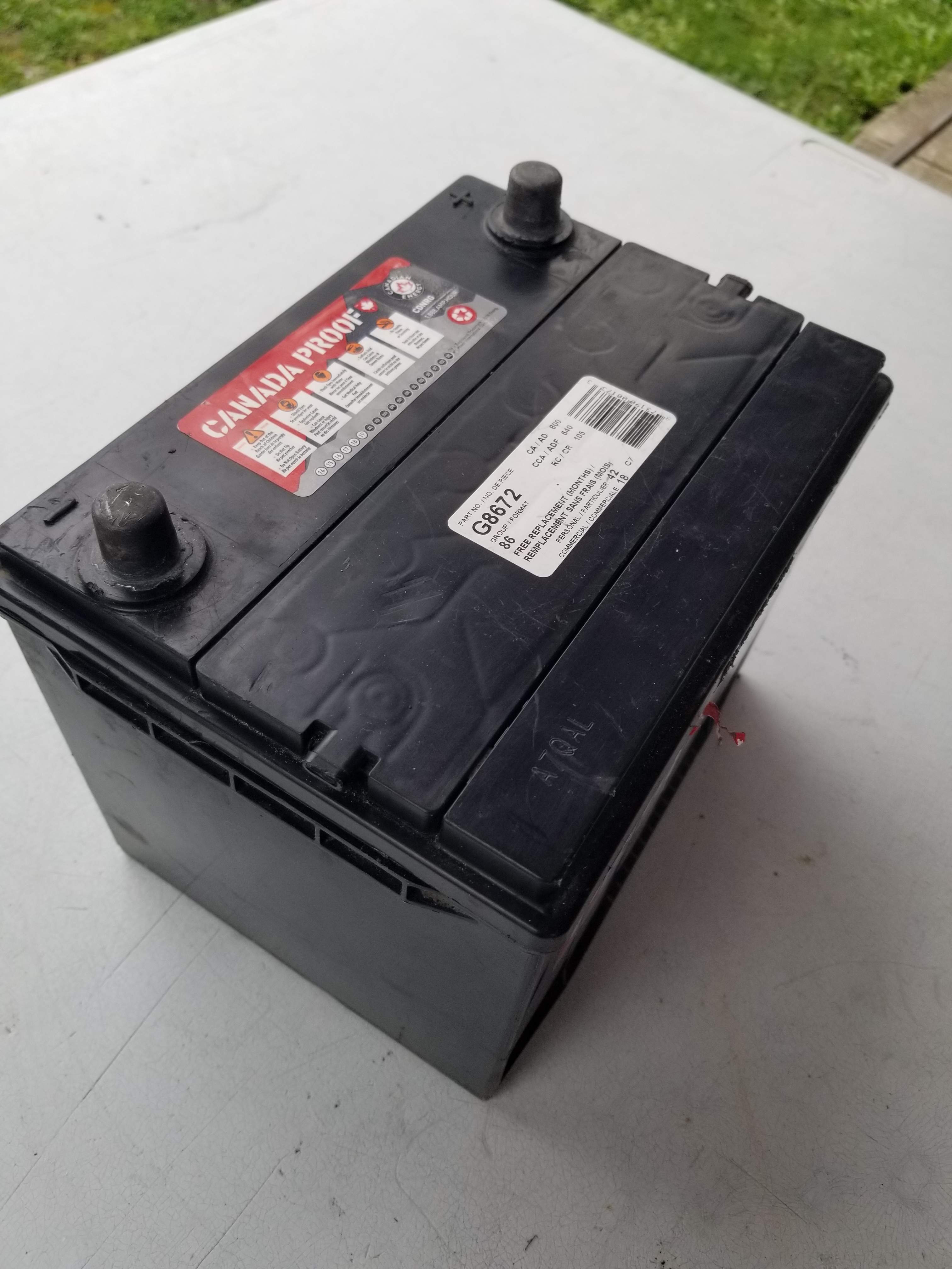 CAR BATTERY GROUP 86