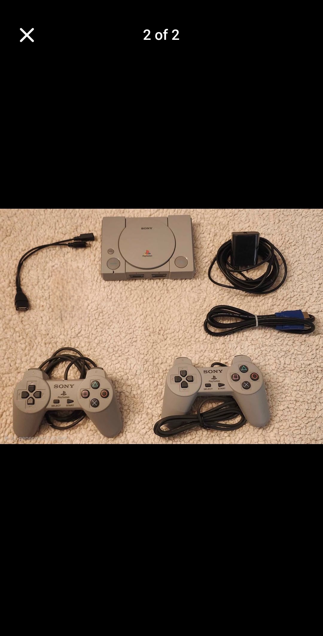 Sony PlayStation 1 Classic modded Bundle with 110+ games!!!