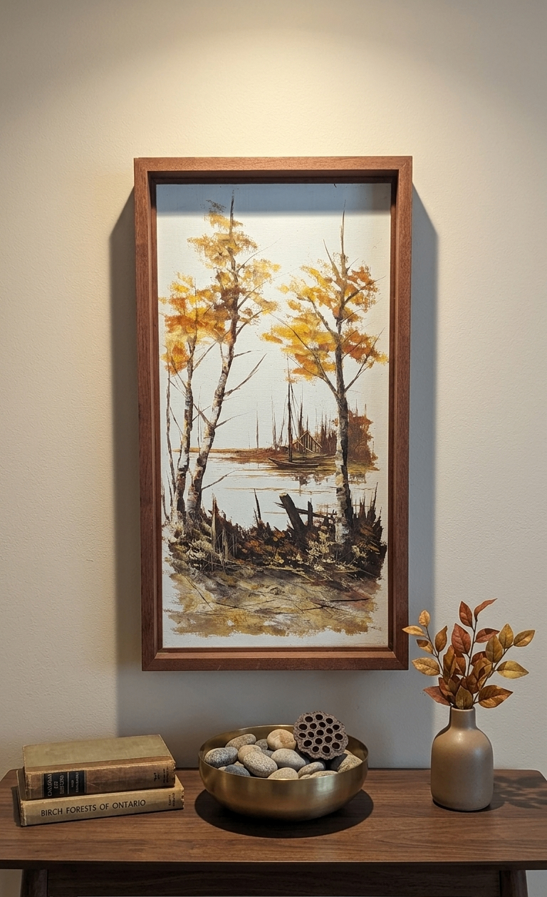 The Season’s Last Glow - Artistic Wall  Frame - Wooden Frame