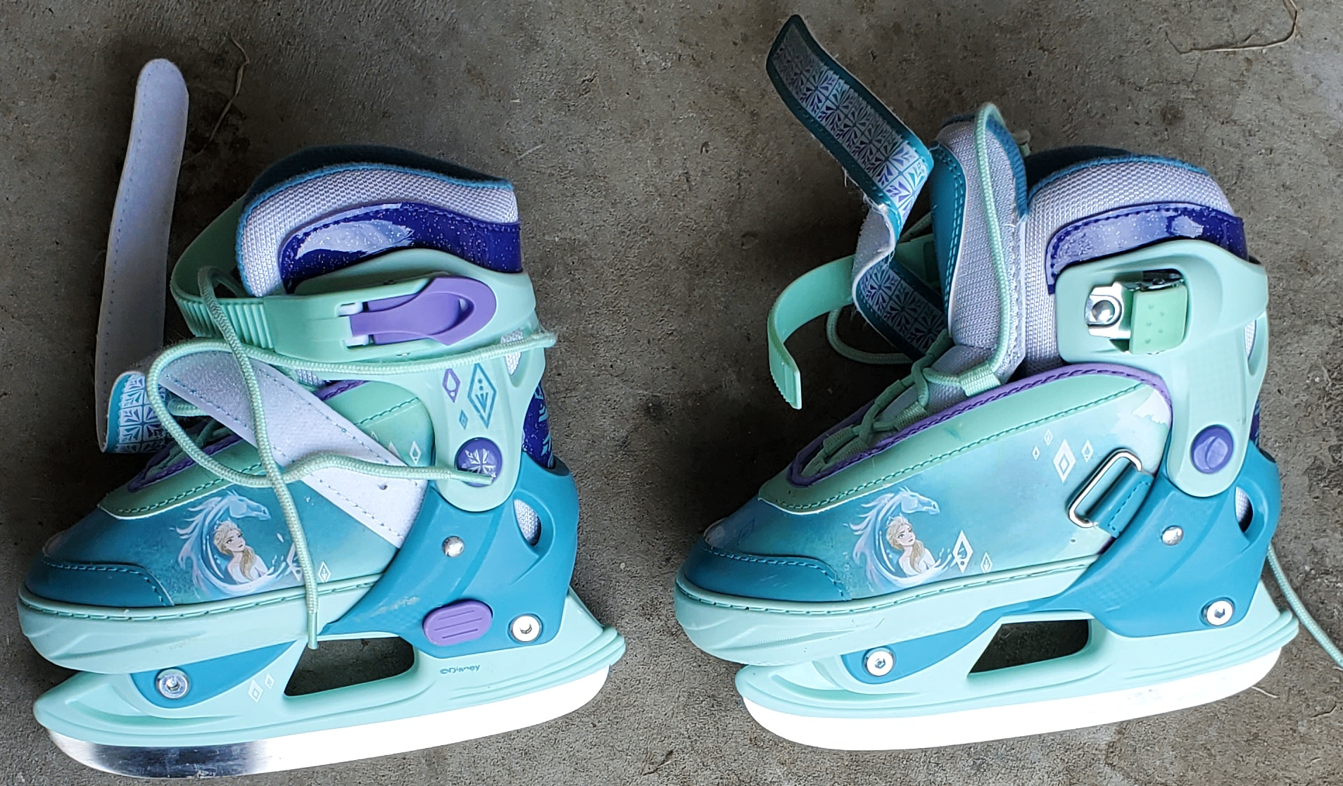 Disney's Frozen kids ice/inline skates w/ helmet - photo 4