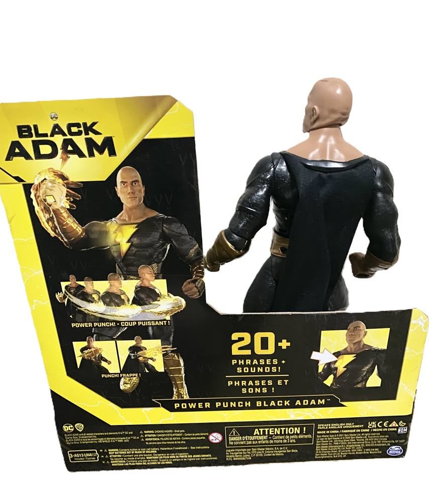 DC Comics, Power Punch Black Adam 12-inch Action Figure - photo 5