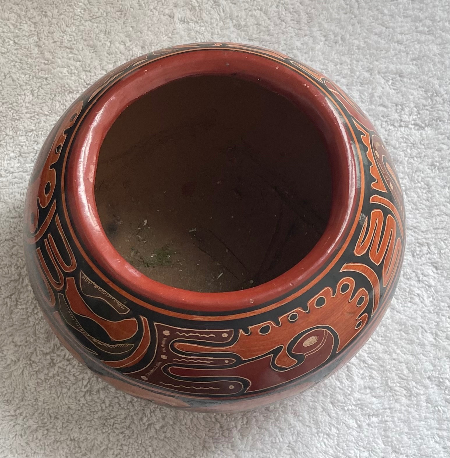 Signed Marina Campos Costa Rica Guaitil Pottery - photo 4