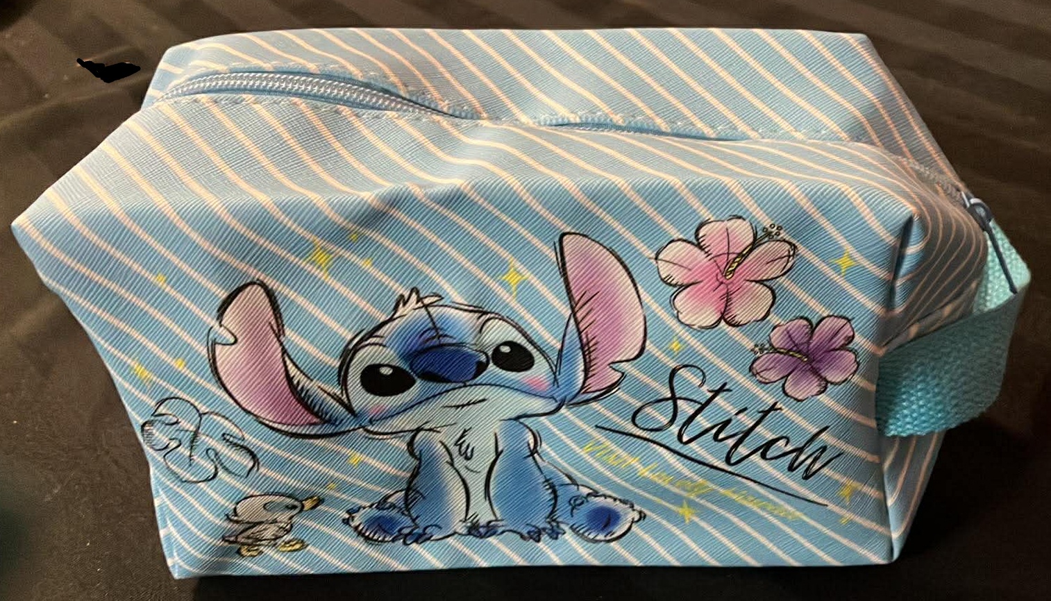 Stitch Make Up Bag (New) - L 8" W 4" H 5"