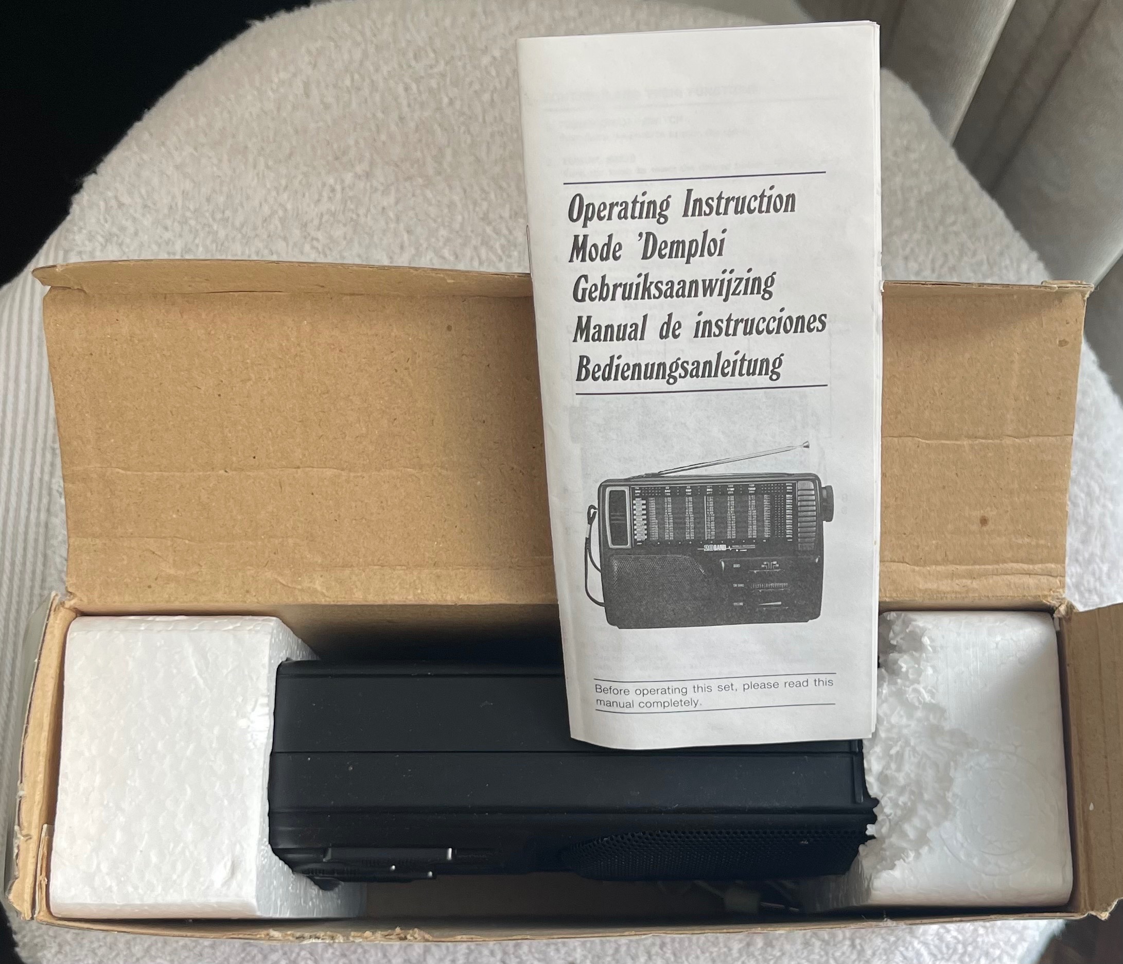 Boxed Vintage Sankey WB-20 World Radio - photo 3