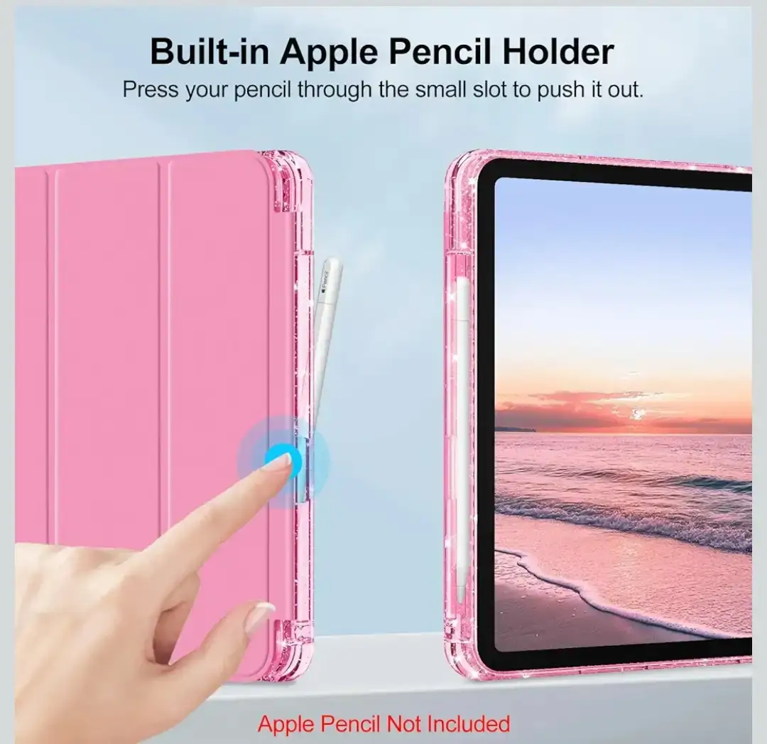 Fintie Hybrid Slim Case for iPad 11" & 10.9" Glitter Pink - photo 5