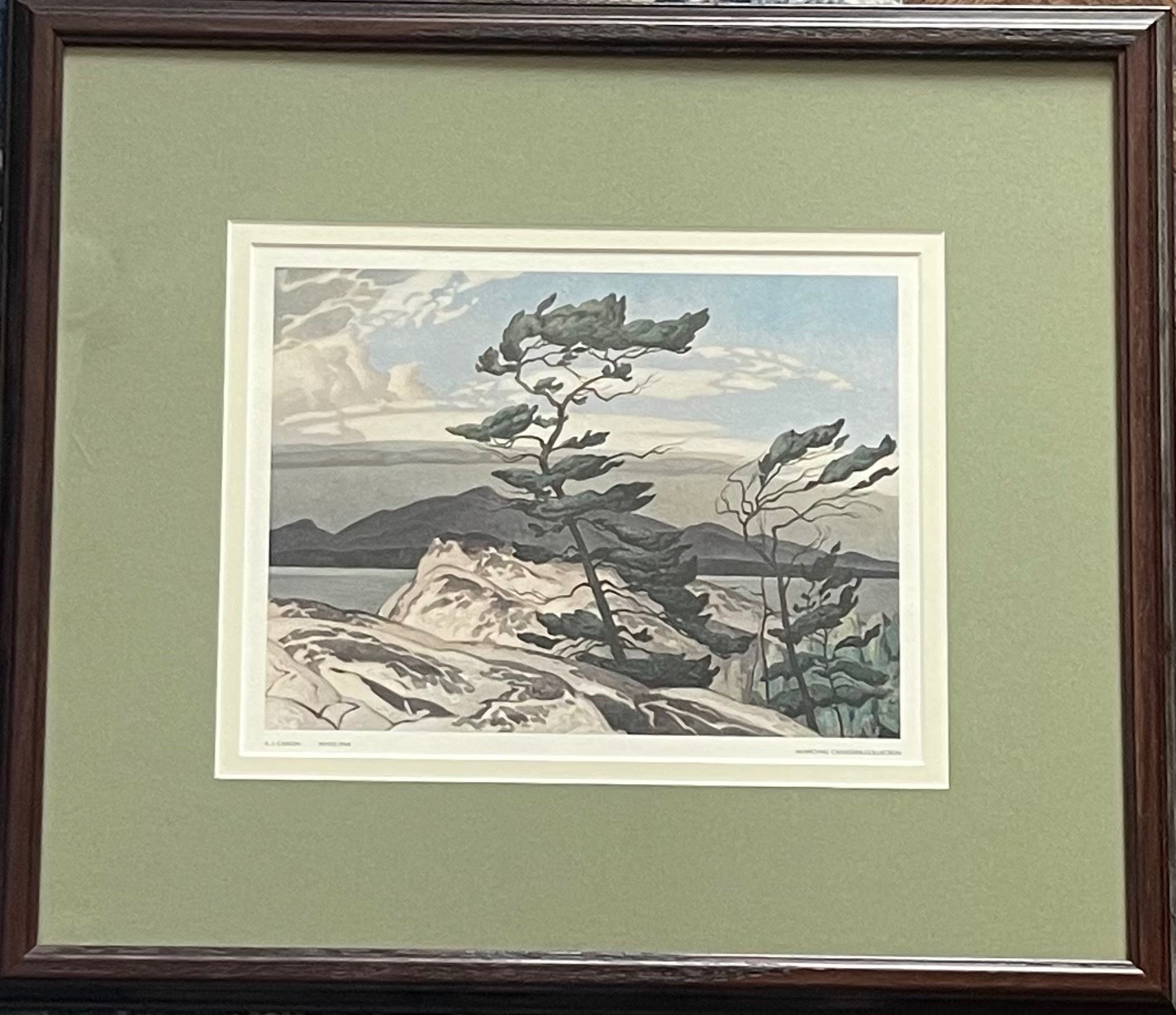 A.J. Casson "White Pine" Framed Print