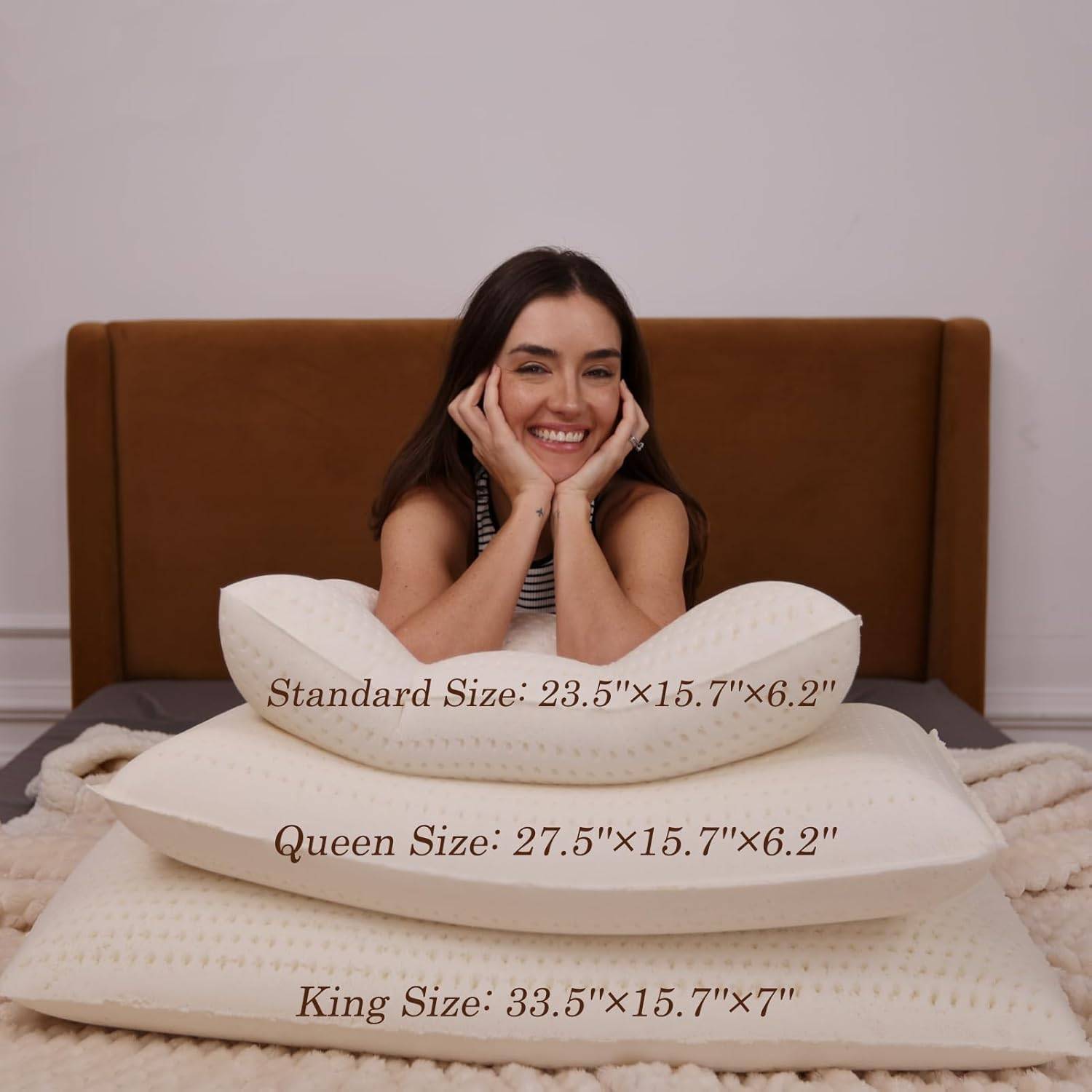 Serenluna Latex Pillow - Standard Size - photo 4