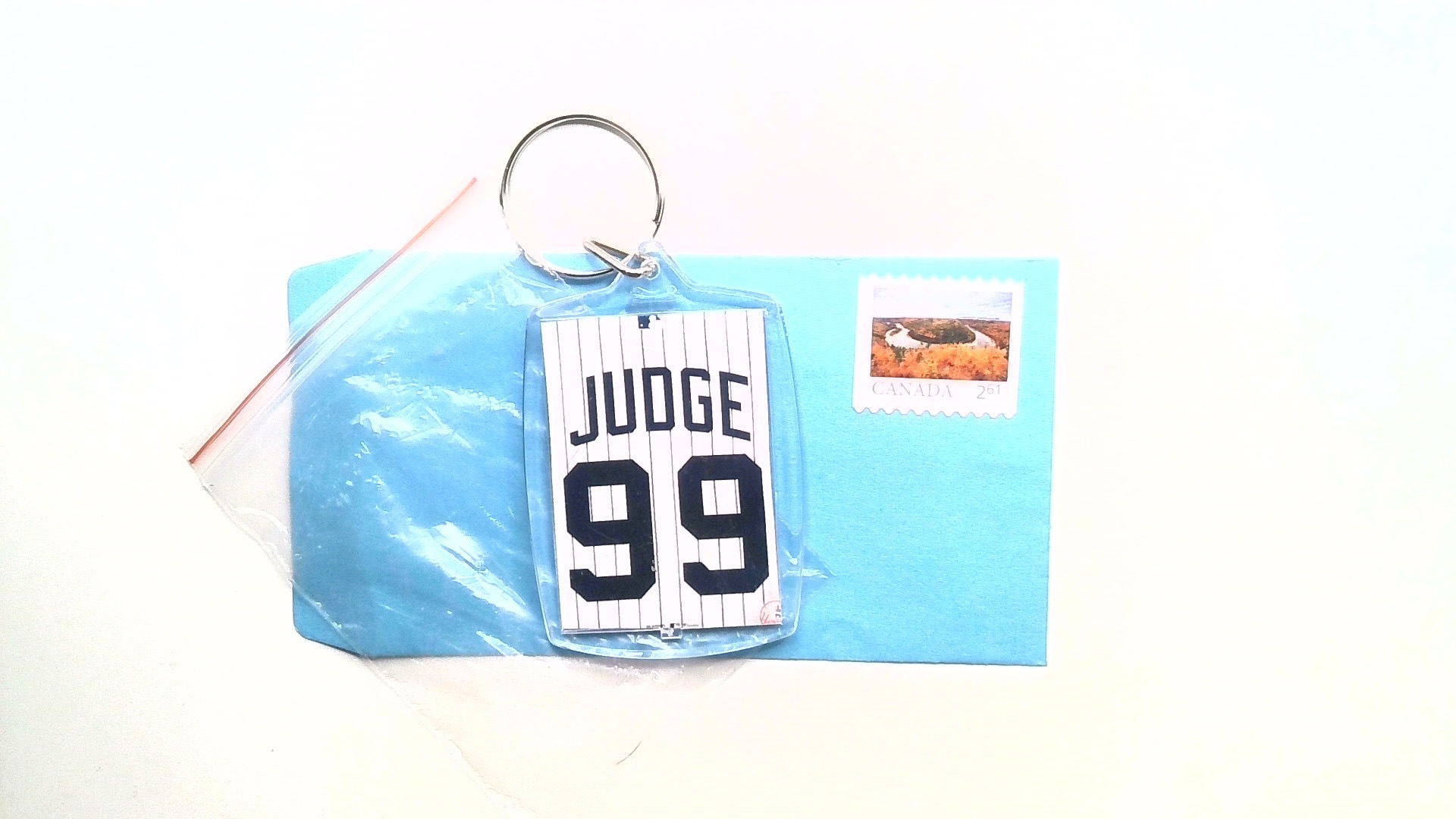 AARON JUDGE ( JERSEY KEY CHAIN ) FREE SHIPPING