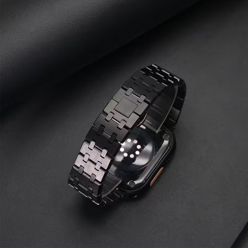Apple Watch Bracelet - Black - AP Royal Oak style