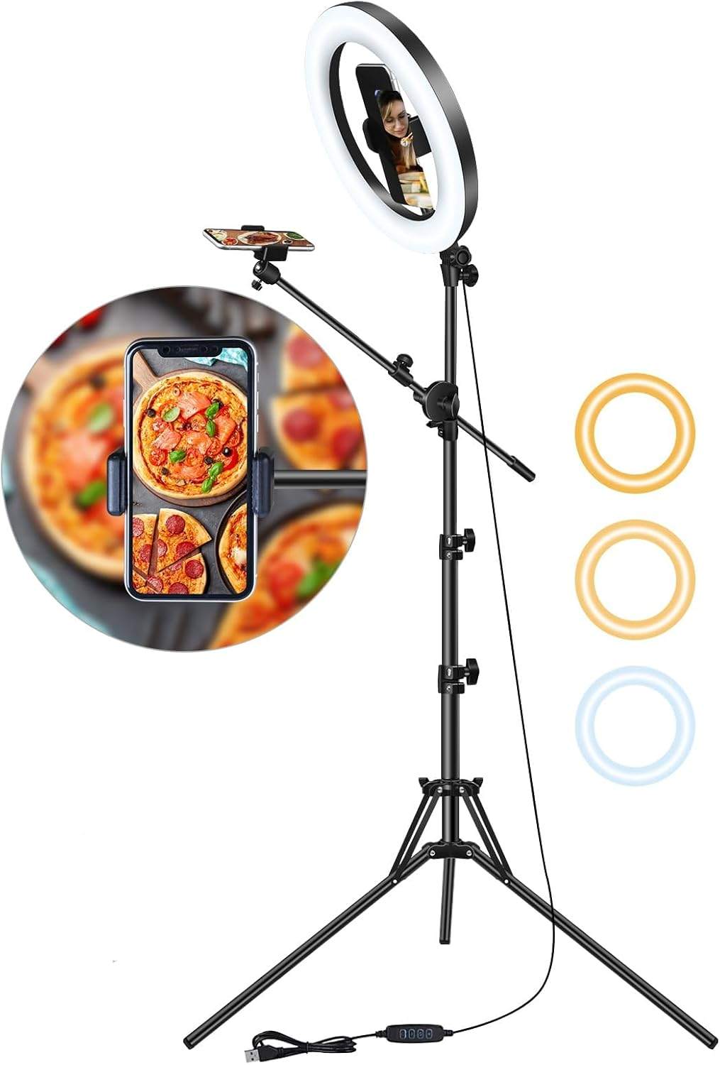 Ring Light with Phone Mount and Stand