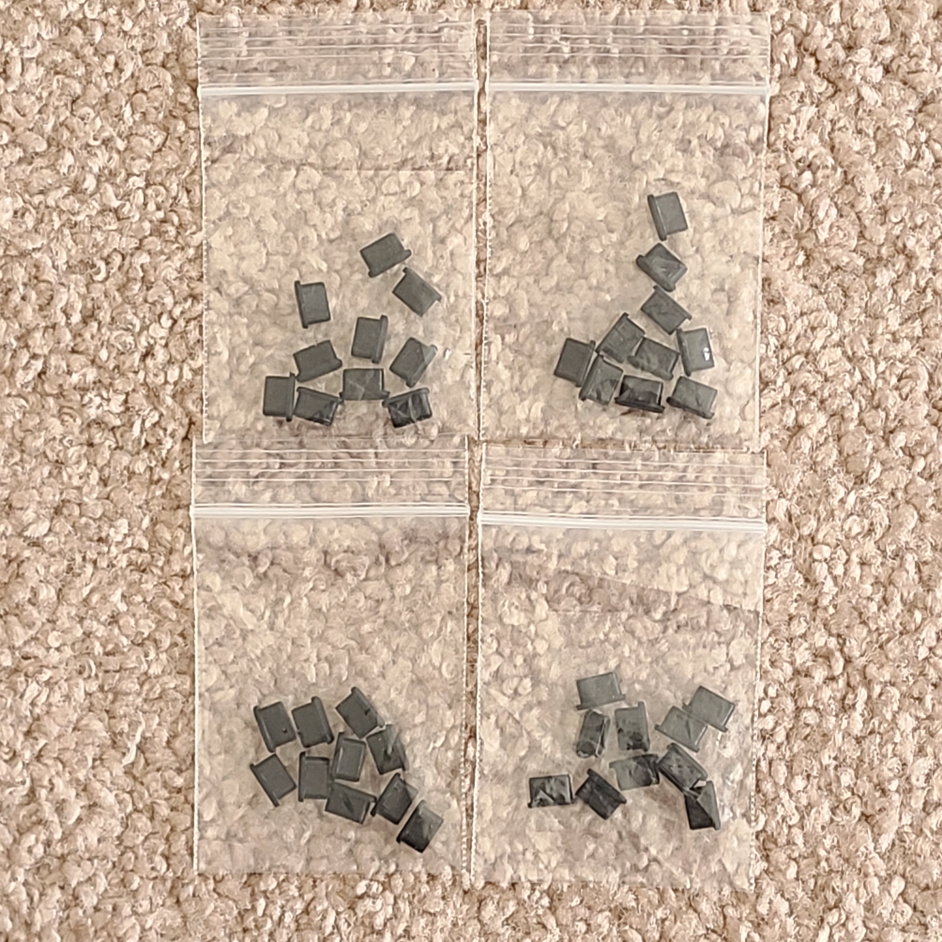 10pc/1 bag USB Type C Silicone Dust Covers (Stock: 4 bags) - photo 4