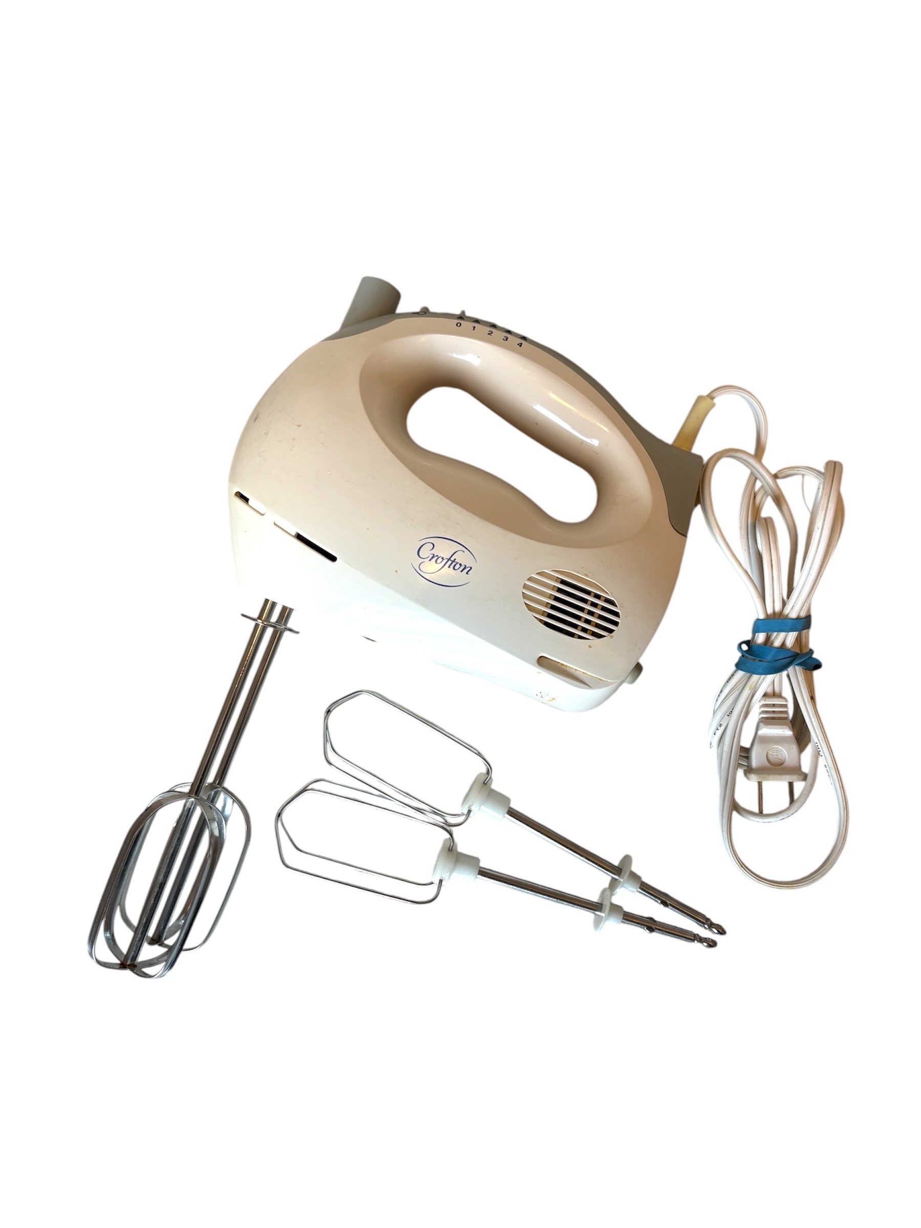 Crofton TSK-941SSN 5-Speed Turbo Hand Mixer Retro Vintage TESTED