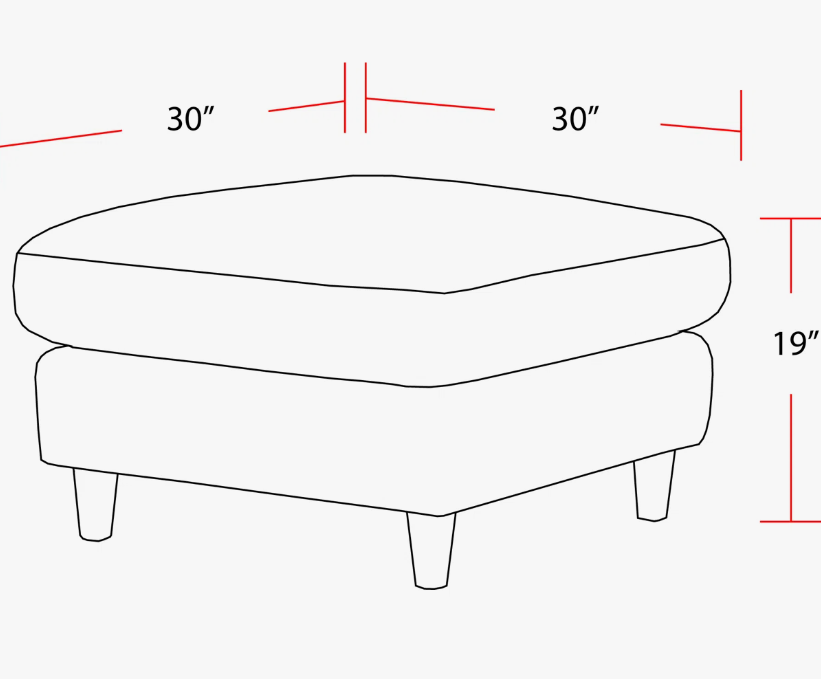 Cream Textured Ottoman Footstool (New in box) - photo 5
