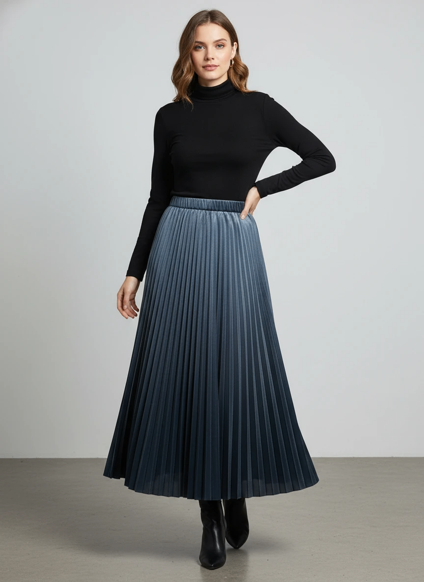 URBAN Research Japan brand Pleated Midi Skirt