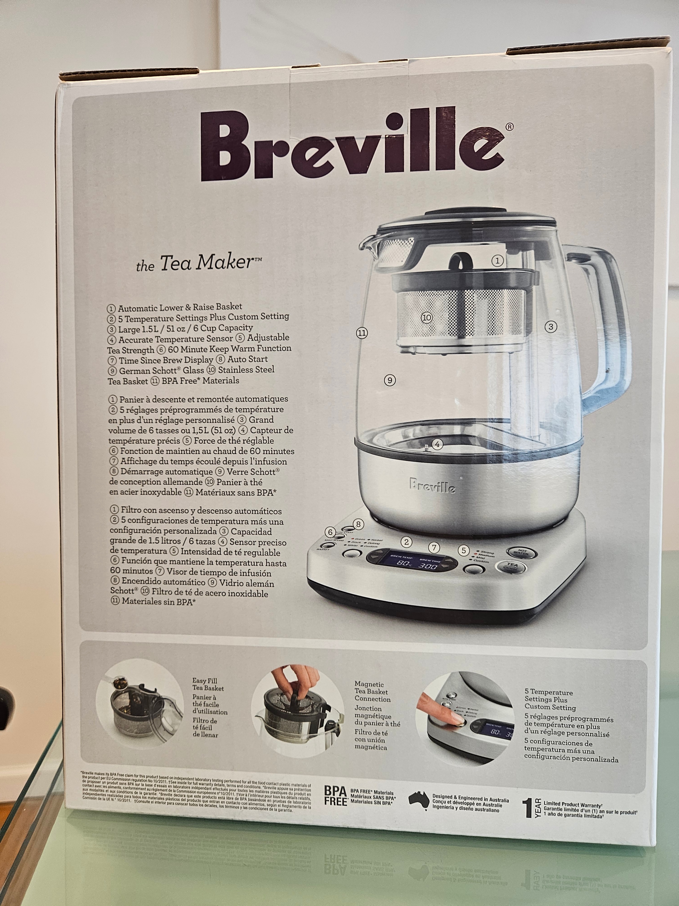 Breville BTM800XL The Tea Maker NIB - photo 5