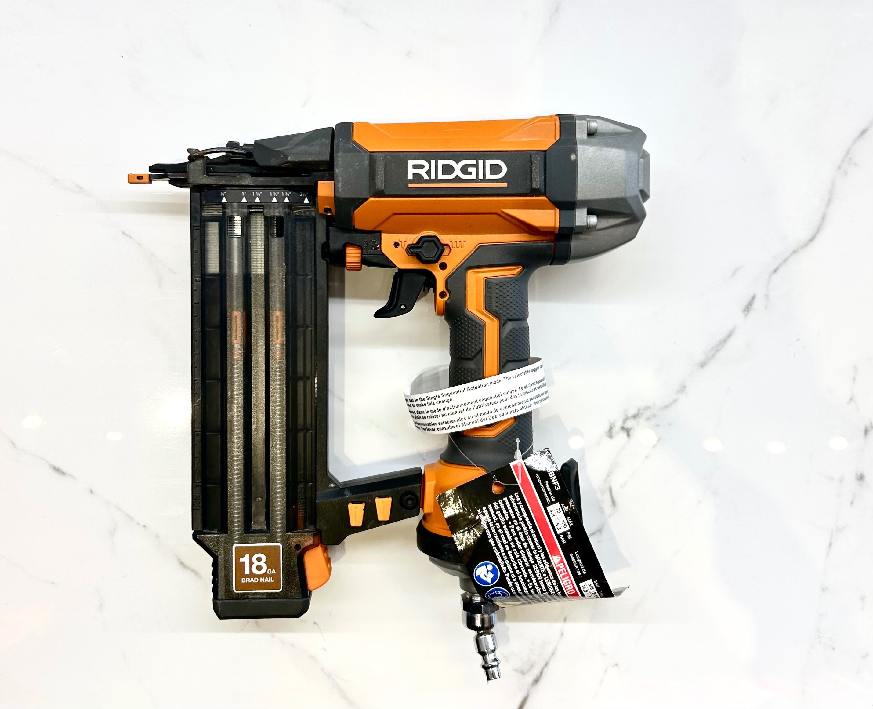Ridgid 18-gauge 2-1/8 Brad Nailer