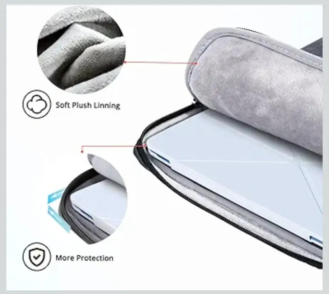 Ferkurn 13-13.5 inch Laptop Sleeve Gray - photo 4