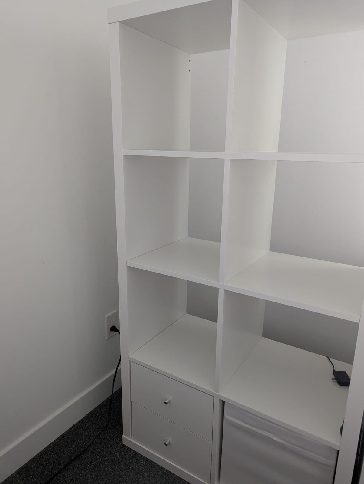 IKEA KALLAX shelf unit, white 77x147 cm