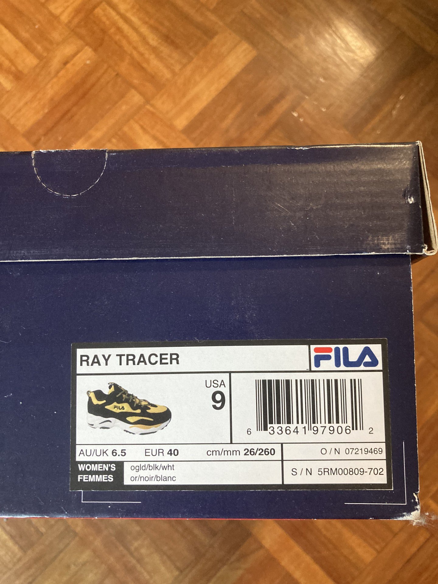 Yellow and black FILA Ray Tracer sneakers (Women's Size 9) - photo 5