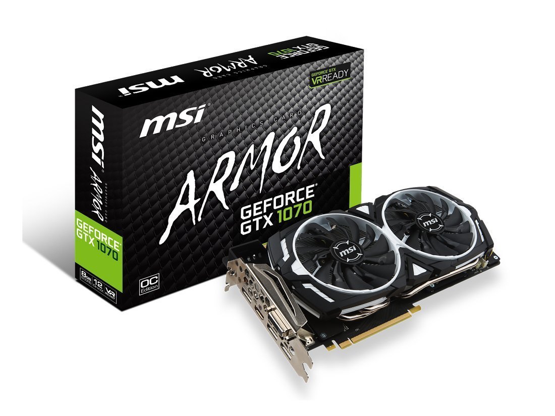 MSI GTX 1070 8GB Gaming Graphics Card OC Edition