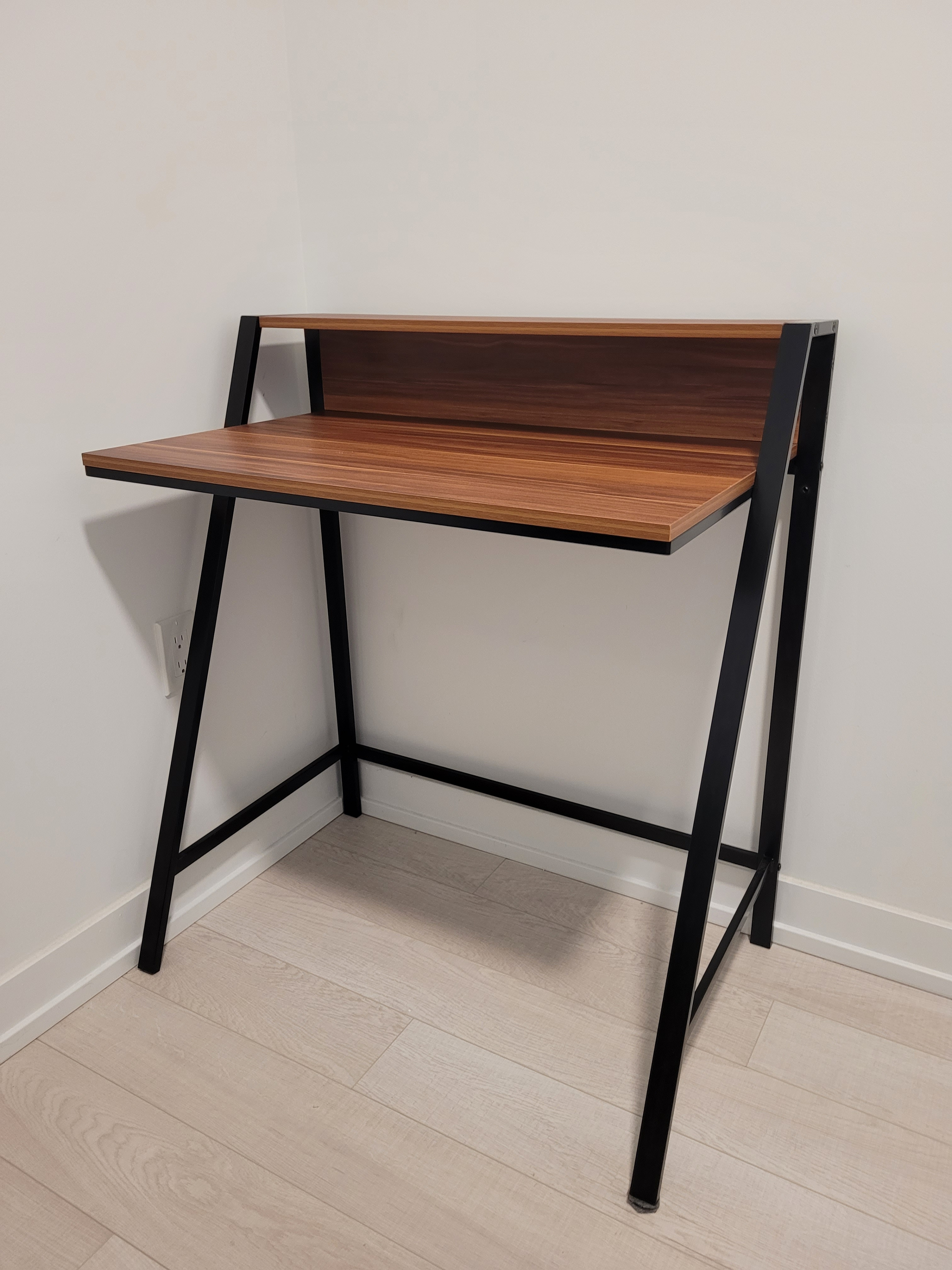 Tangkula Compact 2-Tier Computer Desk