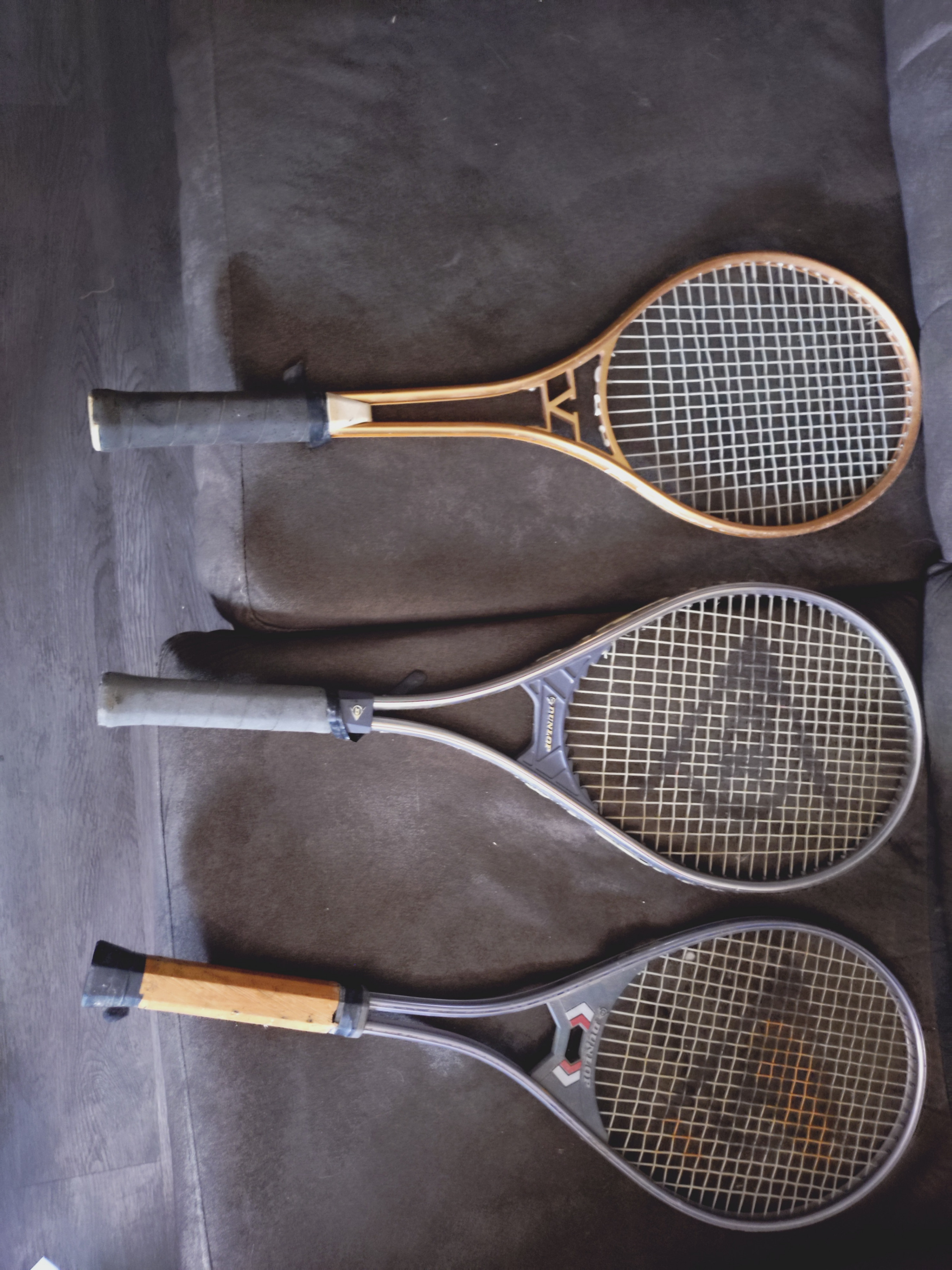Squash Racquet Bundle – Black Knight & Dunlop + Vintage Racquets