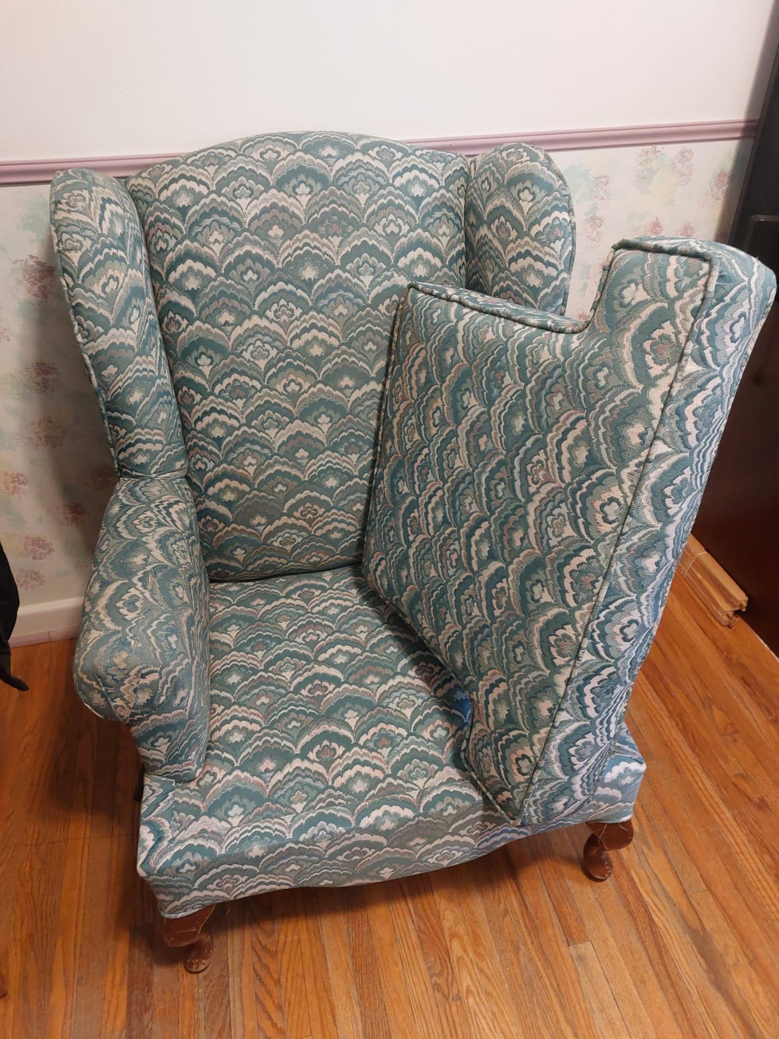 Wingback Armchair with Cushion - photo 2