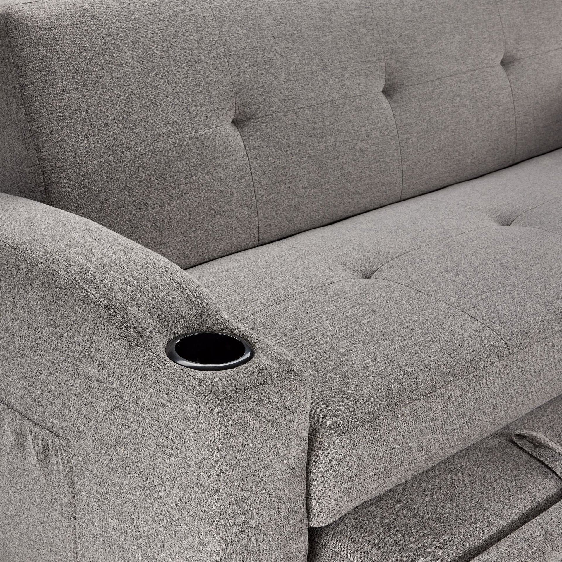 Reena Pop up Sofa Bed - Grey - photo 5