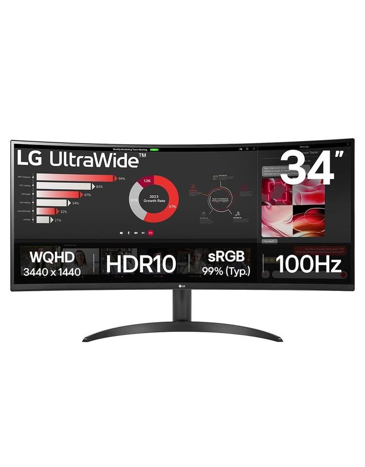 LG 34" UltraWide Monitor (34WR50QK)