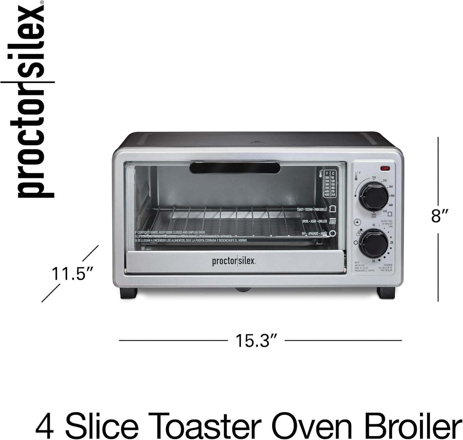 Proctor Silex Multi-Function Countertop Oven (Bake/Toast/Broil) - photo 4