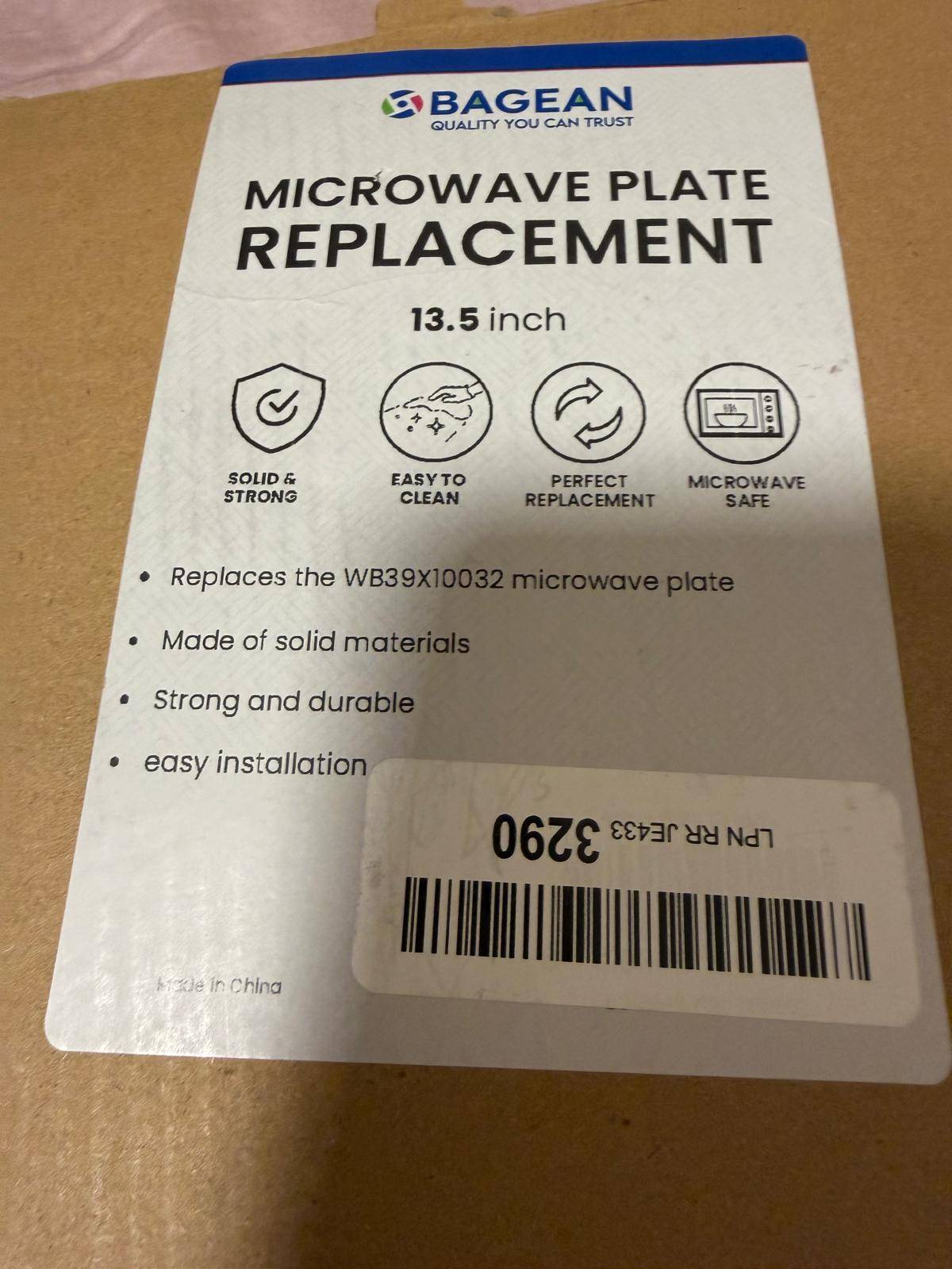 Microwave-safe plate