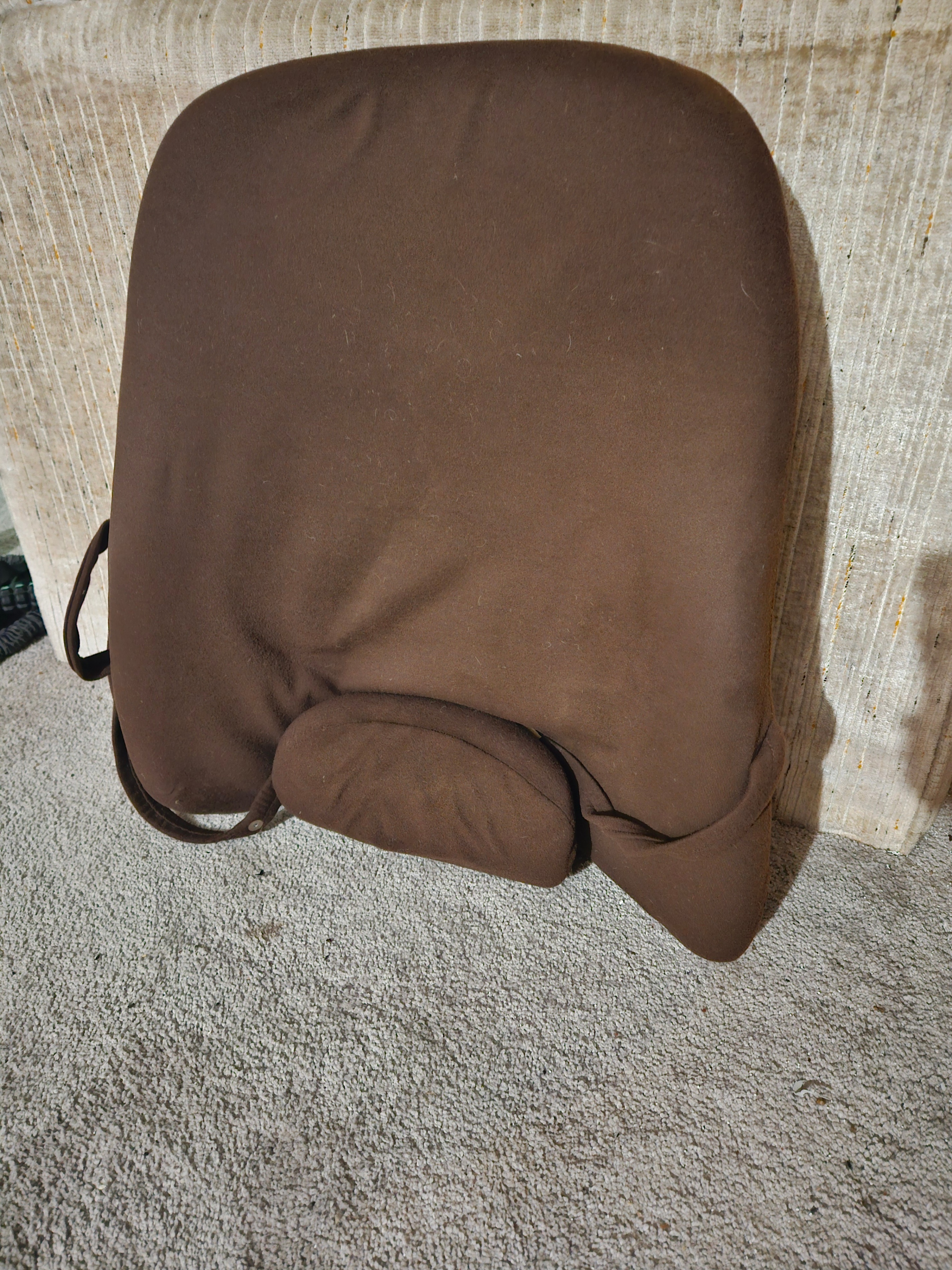 Obus Forme Wide Backrest & Lumbar Support Pillow 17x23x3", Brown