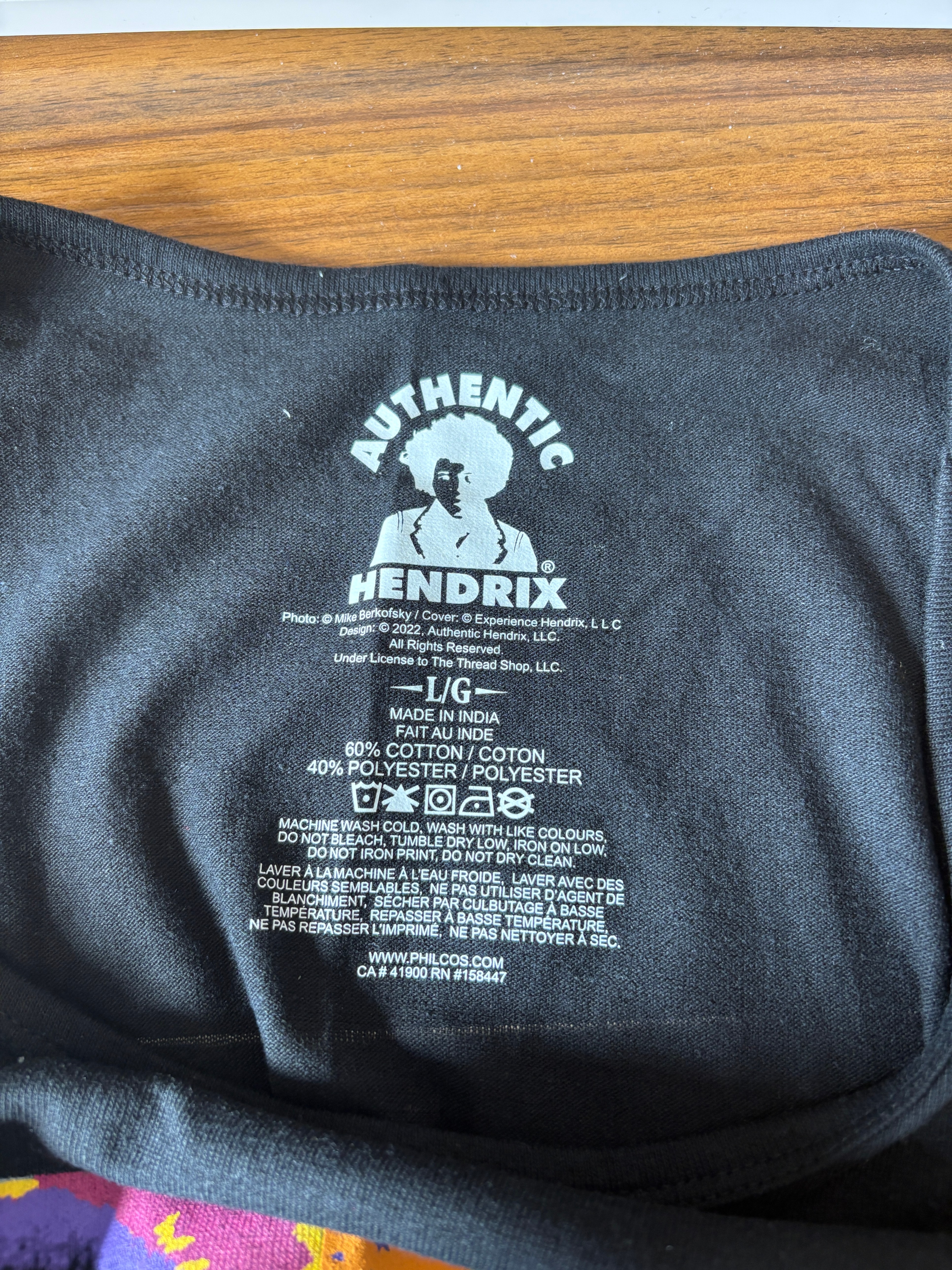 Jimi Hendrix Graphic Tank Top Black Authentic Band Merch Size L - photo 4