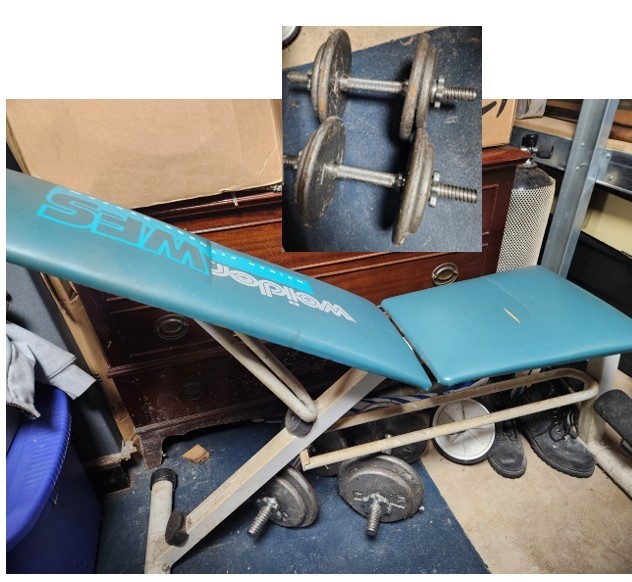 Weight Bench & Hand Weights