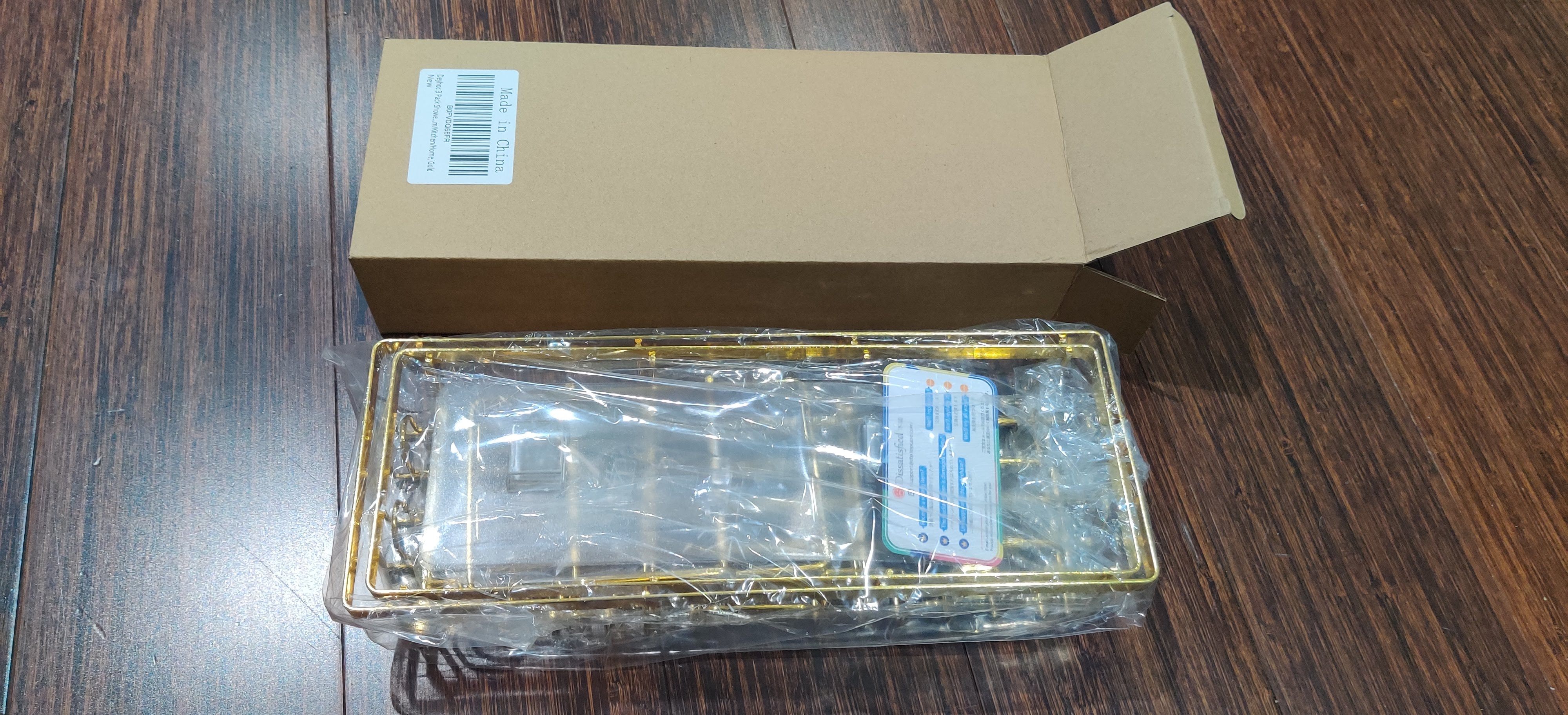 3-Pack Adhesive Shower Caddy - new in a box