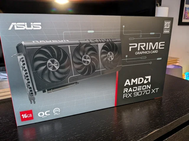 ASUS AMD Radeon RX 9070 XT PRIME Graphics Card 16GB - photo 2