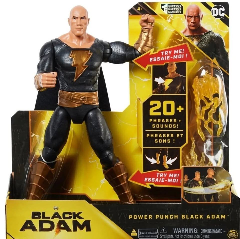 DC Comics, Power Punch Black Adam 12-inch Action Figure