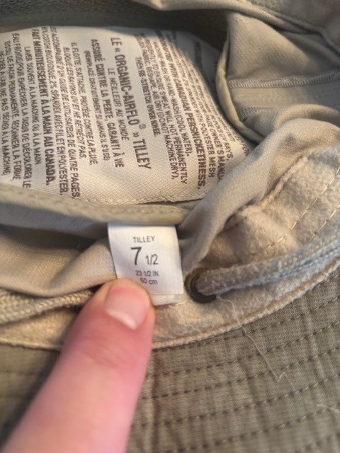 Tilley Organic Airflo Hat Size 7 1/2 - photo 2