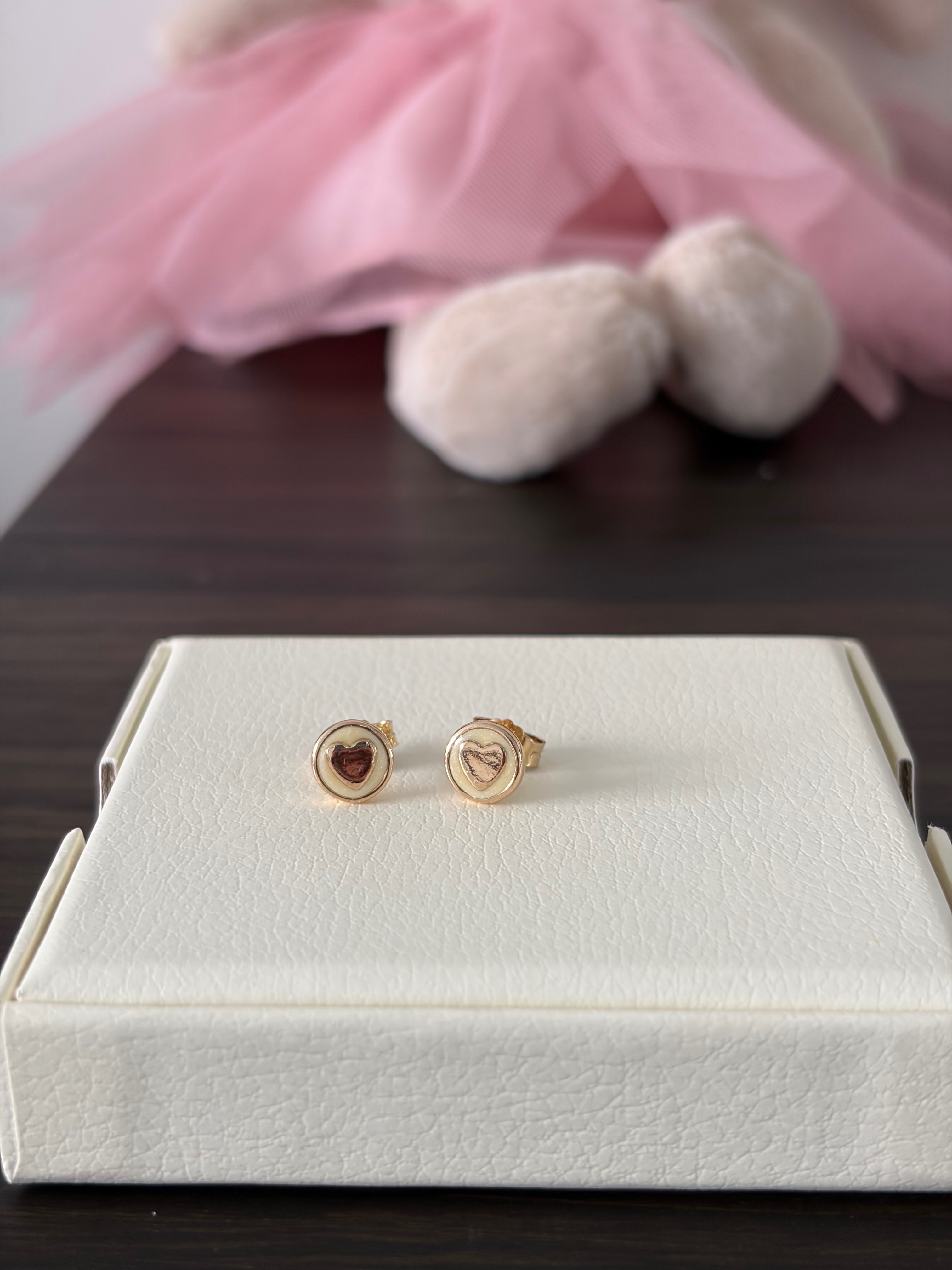 Pandora 14K Gold Plated Stud Earrings