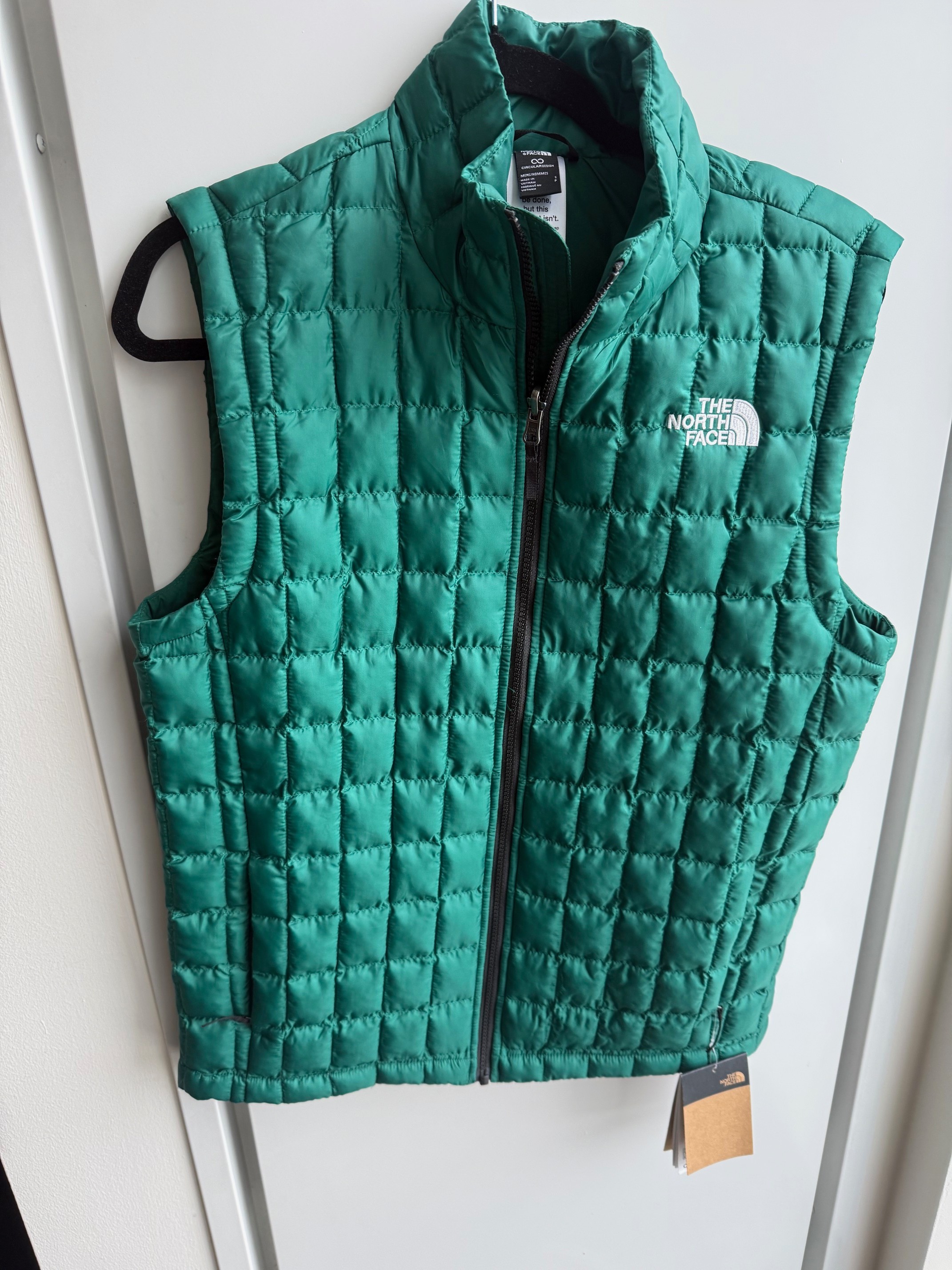 The North Face Green Quilted Vest - Men's Size Small
