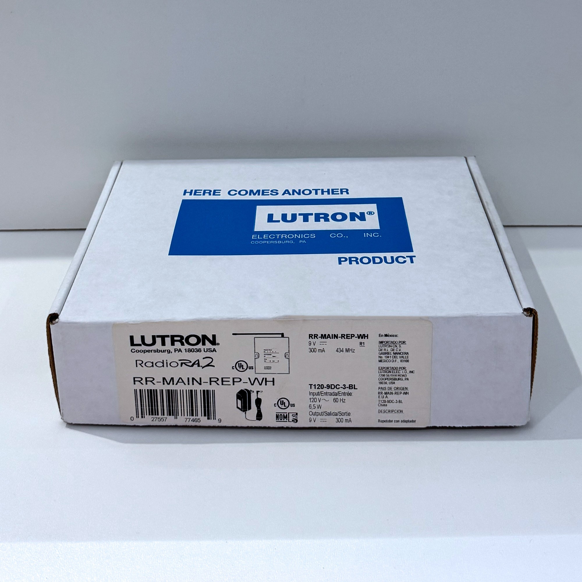 Lutron RadioRA2 Main Repeater, RR-MAIN-REP-WH - photo 2