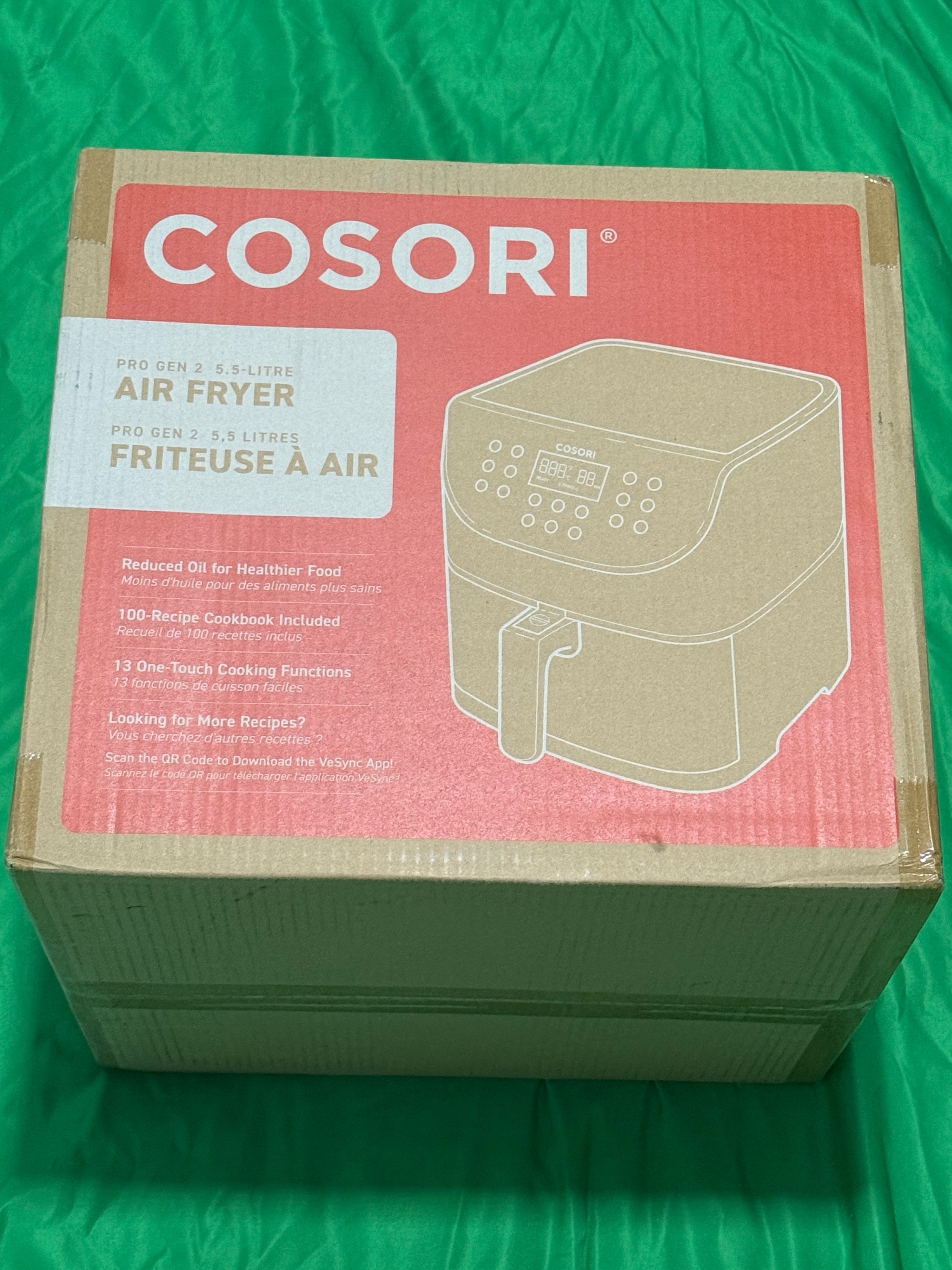 COSORI Pro Gen 2 Air Fryer 5.8QT, 13 One Touch Functions, White - photo 2