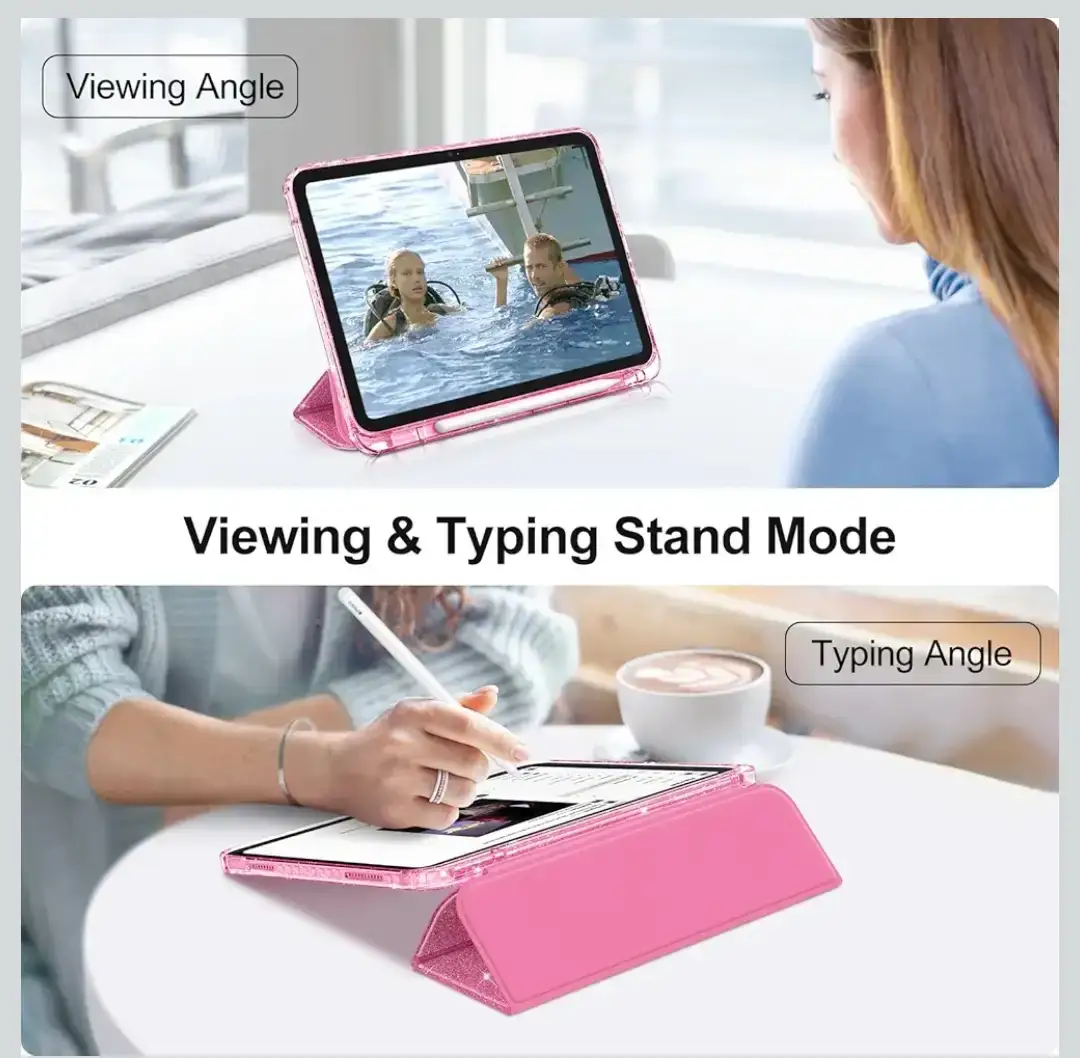 Fintie Hybrid Slim Case for iPad 11" & 10.9" Glitter Pink - photo 4