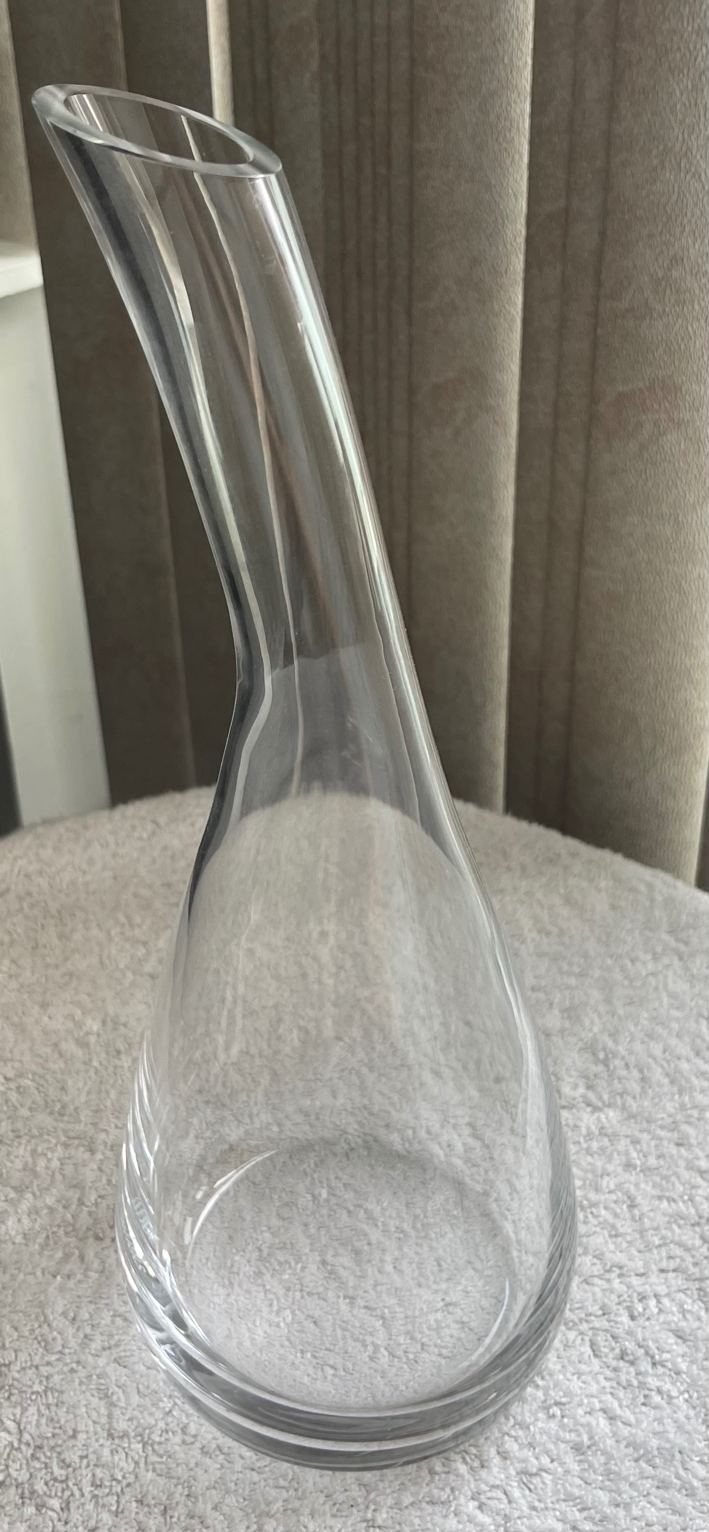 Heavy 13.5" Birks Crystal Vase / Carafe — Signed - photo 2