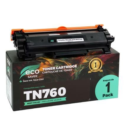 Brother TN760 Compatible Black Toner High Yield - With Chip
