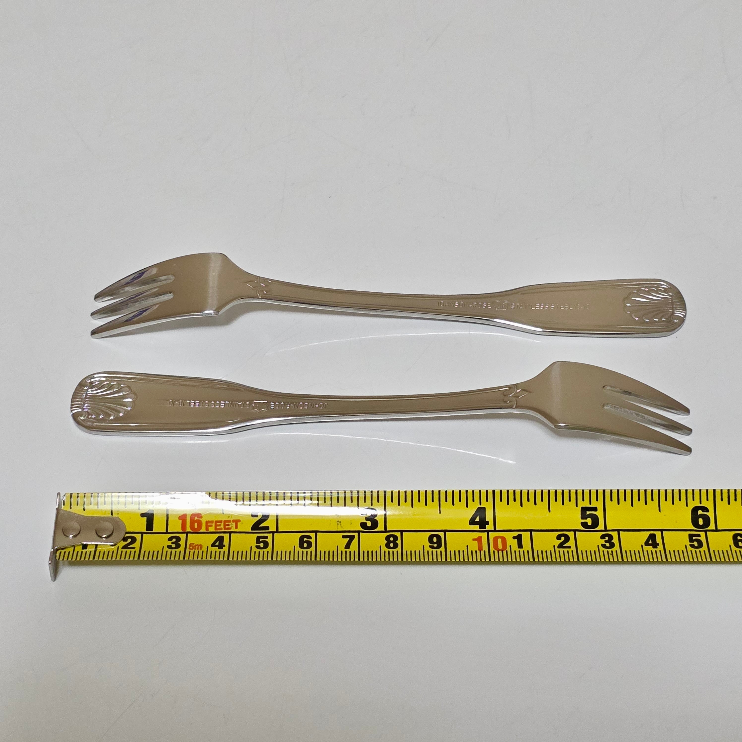 New Johnson-Rose Dessert, Oyster, or Cocktail Forks Stainless St - photo 2