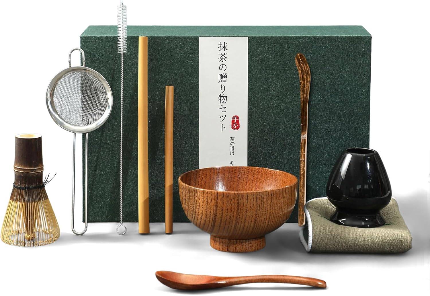 Matcha Tea Set – Handcrafted Jujube Wood - Pick Up in Riverdale